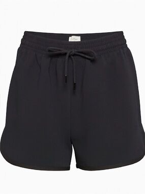 Wilfred Aritzia Black Pull On Shorts Elastic Waist Minimalist Size S